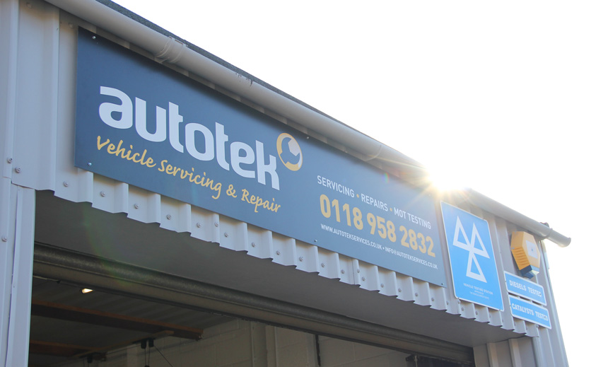 Outside View of the Autotek Garage in Reading